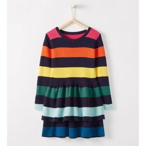 Hanna Andersson Drop Waist Sweater Dress Striped size 12 NWT‎